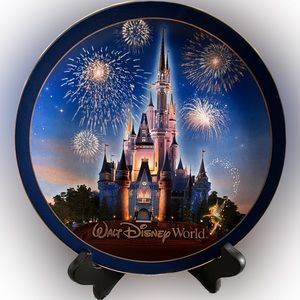 Cinderella Castle World Disney World Collectible Plate